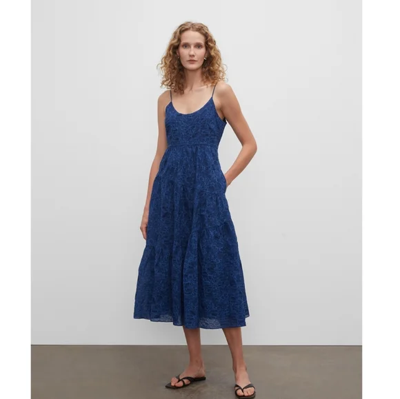 Club Monaco | Dresses | Club Monaco Traveling Tiers Maxi Dress Navy Sz2 |  Poshmark